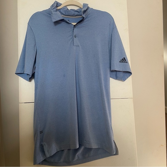 Adidas blue men’s pollo M - Picture 1 of 4